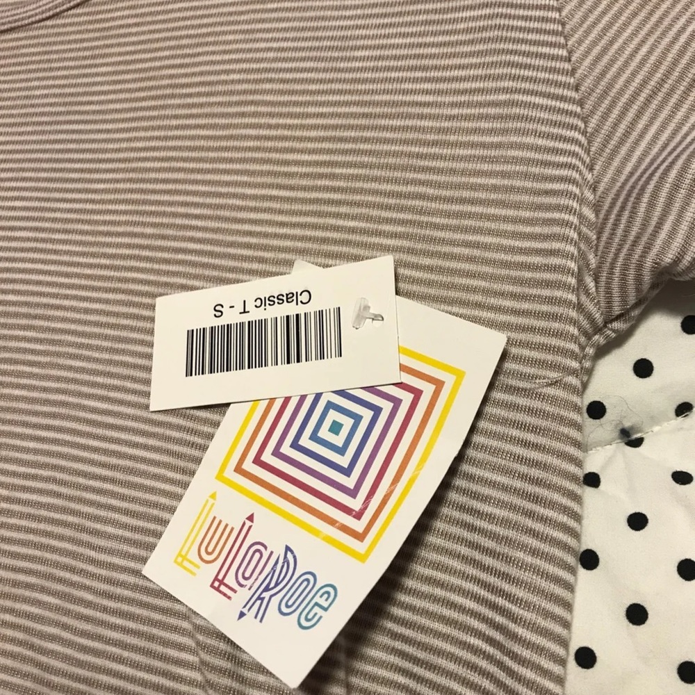 Lularoe striped classic tee